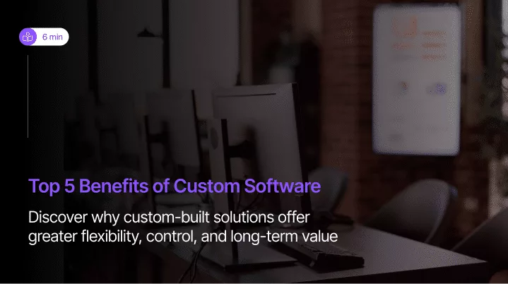 Benefits of bespoke software