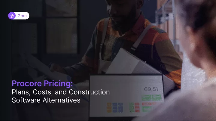 cost of Procore construction software